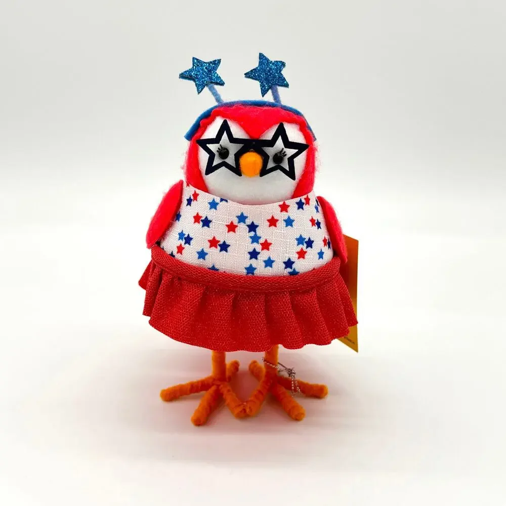 2 Target Sun Squad Fabric Patriotic Summer Birds BUBBA & STARLA 4th of July New